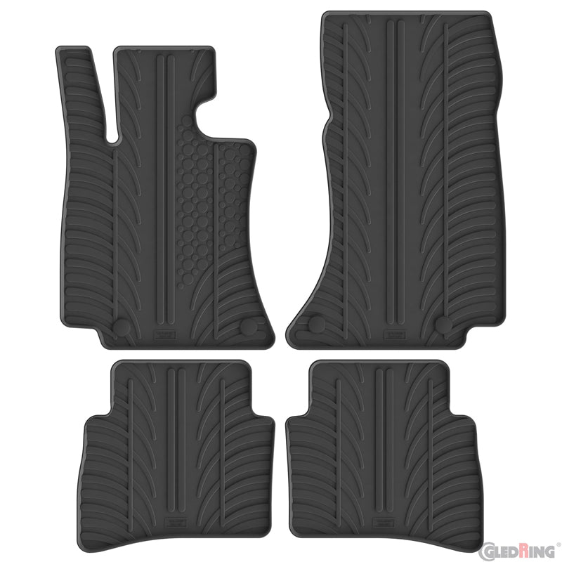 Gledring Rubber car mats set suitable for Mercedes E-Class W214 Sedan/Kombi 2023- (T profile 4-pieces)
