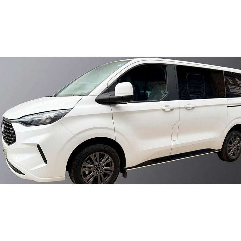 RGM Set Body Moulding Covers suitable for Volkswagen Transporter T7 2024- & Ford Transit/Tourneo Custom 2023- Short Wheel Base - Gloss Black - only without wheel arch covers