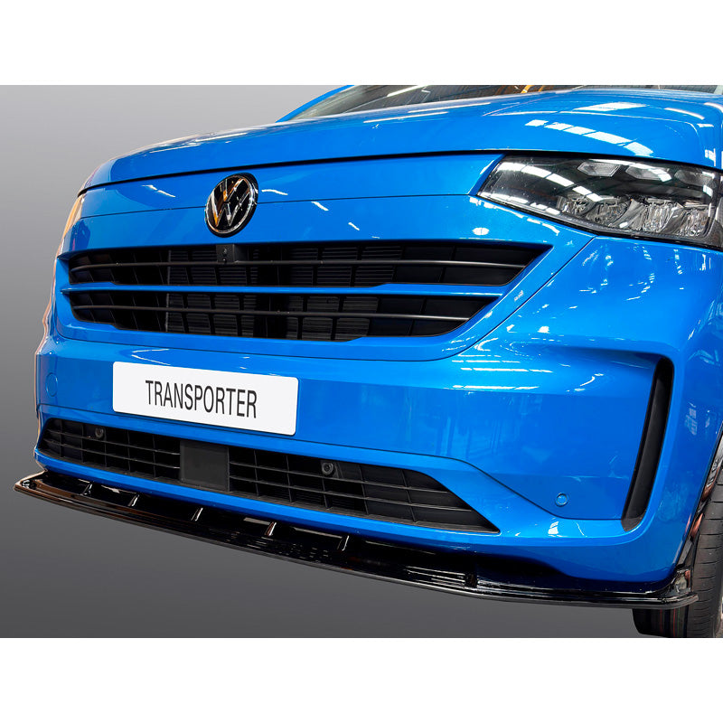 RGM Front spoiler suitable for Volkswagen Transporter T7 2024- - Gloss Black (ABS)