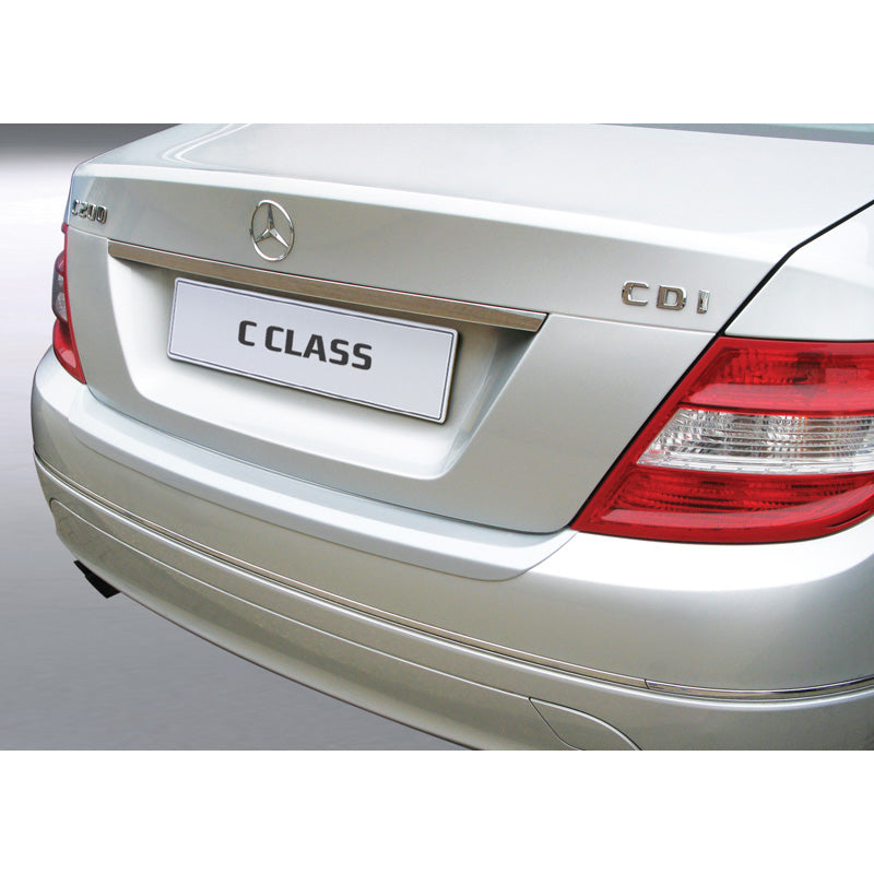 RGM, Bakre stötfångarskydd, ABS-plast, passar Mercedes C-Klass W204 Sedan 2007-2011 Silver