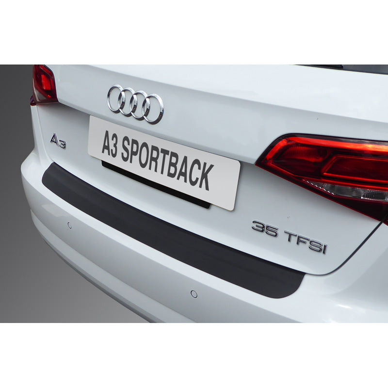 RGM, Bakre stötfångarskydd, ABS plast, passar Audi A3 (8V) Sportback Facelift 05/2016-04/2020 inkl. S-Line/S3/RS3 - Svart