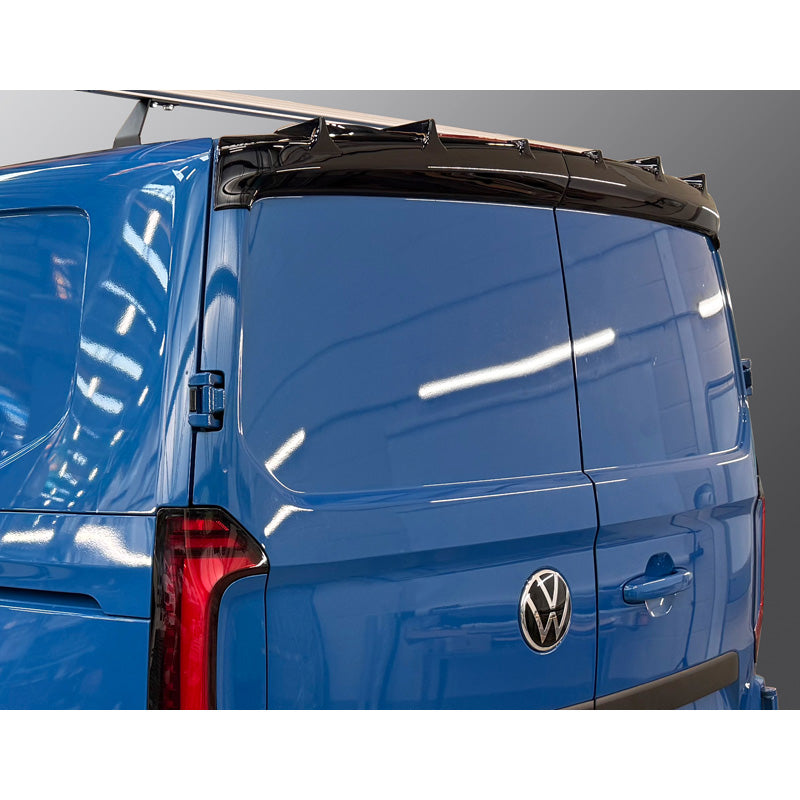 RGM Roof spoiler suitable for Volkswagen Transporter T7 2024- (models with barn doors) - Gloss Black (ABS)