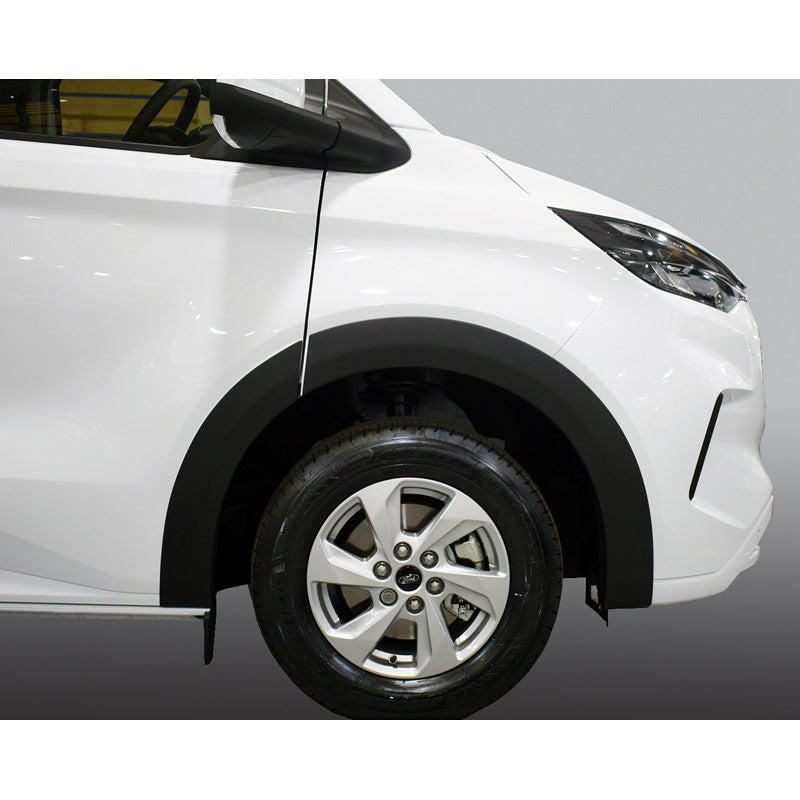 RGM, Hjularkbeskyttere, Sort ABS plast, Passer til Ford Transit Custom / Tourneo Custom (V710) 2023 - Kort akselafstand med dobbelt skydedøre – 8 stk.