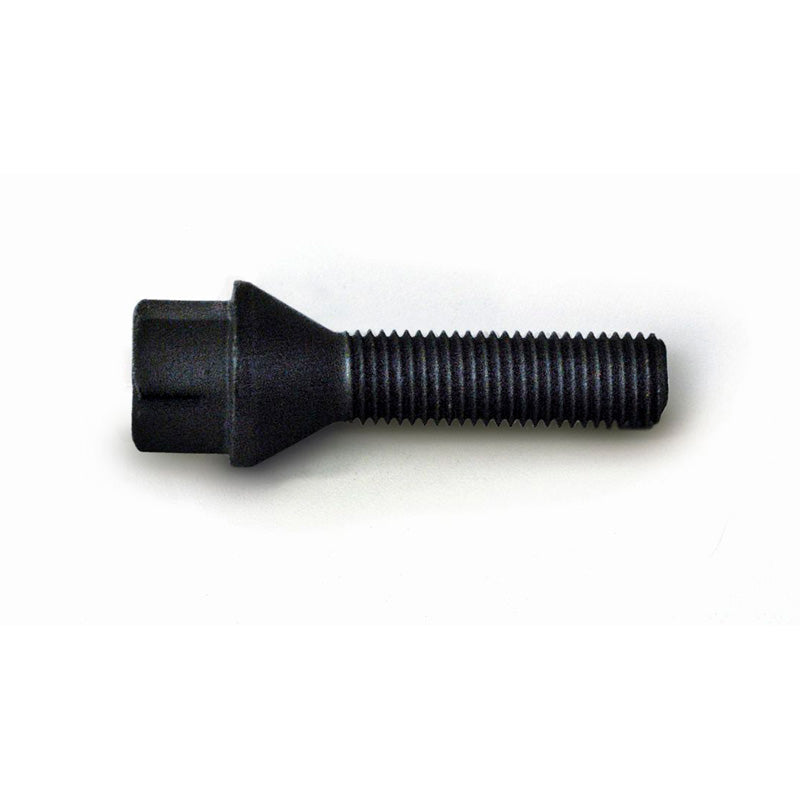 H&R, Wheel bolt Taper-Head M12x1.50 - længde 50mm - Black