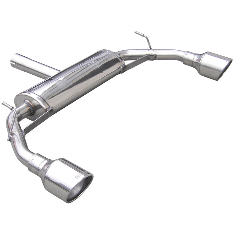 InoXcar, Dubbelt sportavgassystem, passar Alfa Romeo Giulietta 1750Tbi (235HP) 2010- 110mm X-Race (Ø60mm)