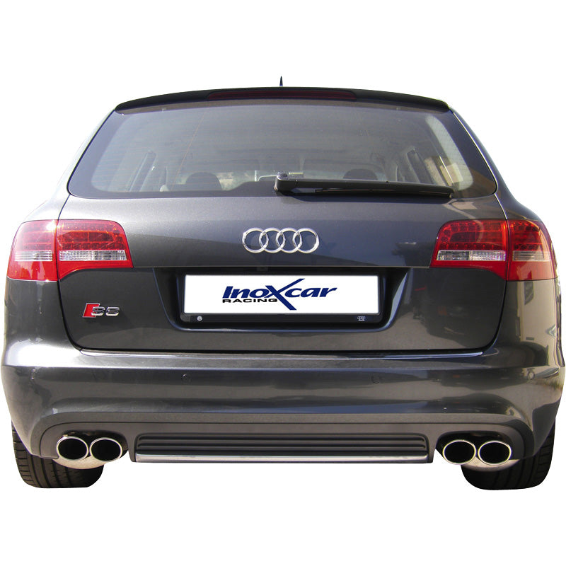 InoXcar, Dobbelt sportsudstødning, passer til Audi S6 Avant 5.2FSi Quattro (435HP) 2009- Left/Right 2x90x70mm