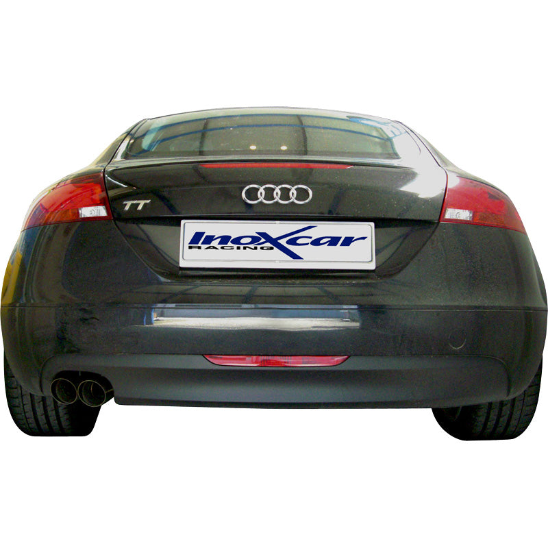 InoXcar, Sportavgassystem, passar Audi TT 2.0 TFSi (200HP) 2006- 2x80mm Racing