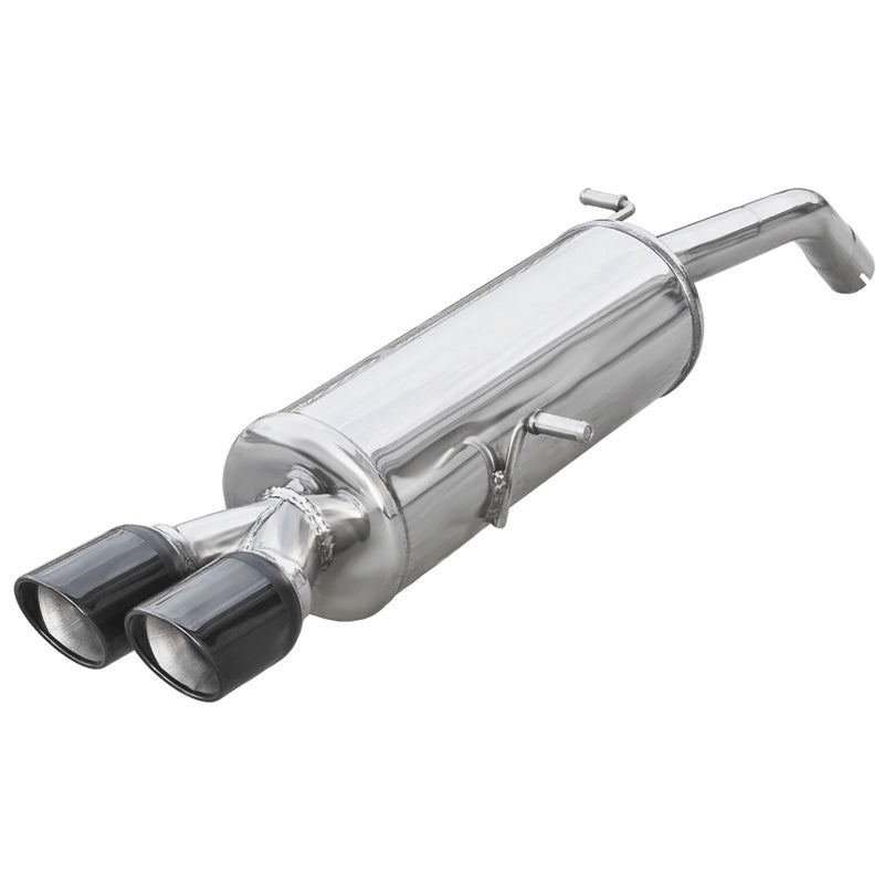 InoXcar, Sportsudstødning, passer til Citroën DS3 1.6i 16V Turbo 155hp 2010-Ø 50 2x80mm X-Race Black Edition