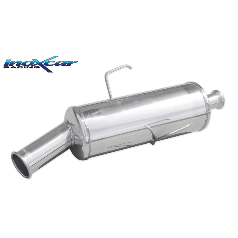 InoXcar, Sportsudstødning, passer til Citroën Saxo 1.6 16v VTS 118hp 1999- 1x76mm Retro Style