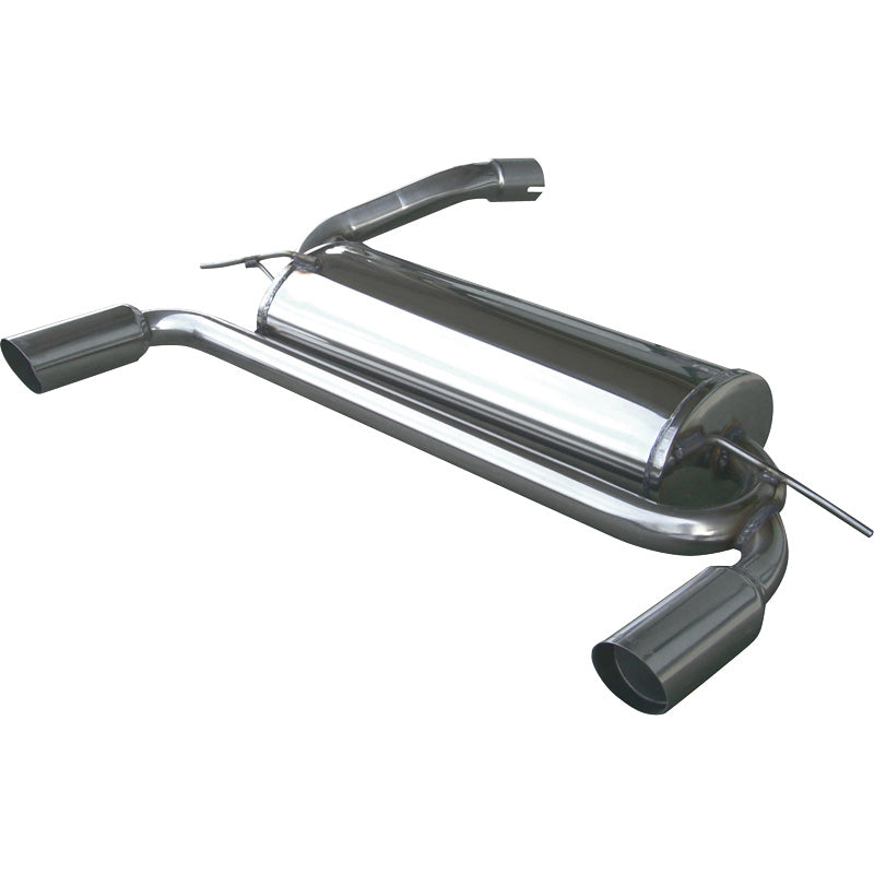 InoXcar, Dobbelt sportsudstødning, passer til Ford Focus ST 2.5 20v Turbo 2006- Left/Right 80mm