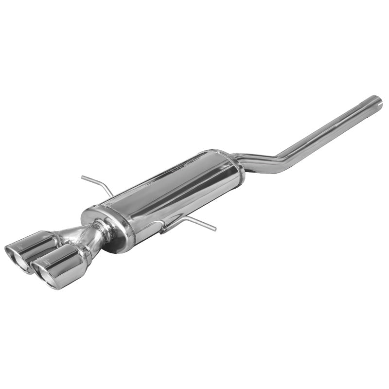 InoXcar, Sportsudstødning, passer til Mini R56 1.6 Cooper S (184HP) 2011- Ø55mm 2x80mm X-Race