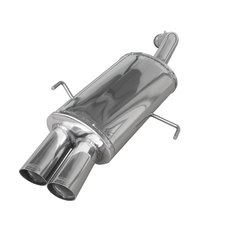 InoXcar, Sportsudstødning, passer til Alfa Romeo 156 2.5 V6 1997- 2x80mm Racing