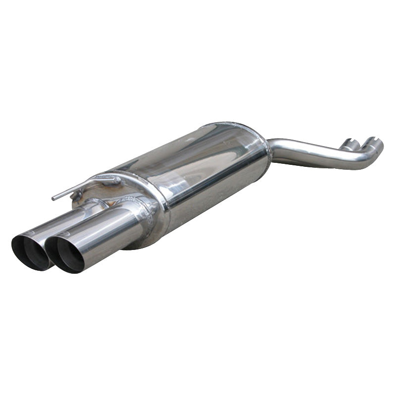 InoXcar, Sportavgassystem, passar BMW 3-serie E46 330D 2000- 2x80mm Racing