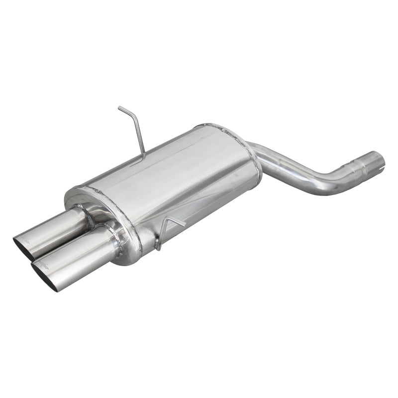 InoXcar, sportavgassystem, passar BMW 3-serie E46 323i/Ci/Xi 1998- 2x80mm Racing