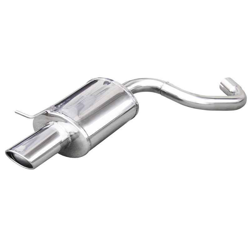 InoXcar, Sportavgassystem, passar BMW 3-serie E91 320D Touring (177HP) 2005- 120x80mm