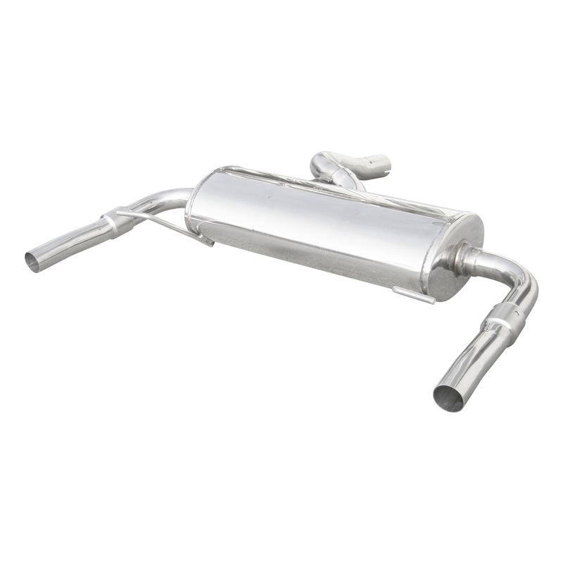 InoXcar, Dubbelt sportavgassystem, passar Renault Clio III 2.0i RS (200HP) 2010- Vänster/Höger 50mm (inkl. Gordini)