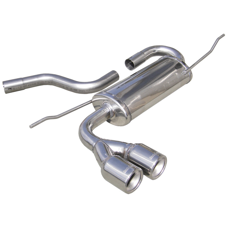 InoXcar, Sportavgassystem, passar Seat Leon 1P 1.6 (102HP) 2005- 2x80mm