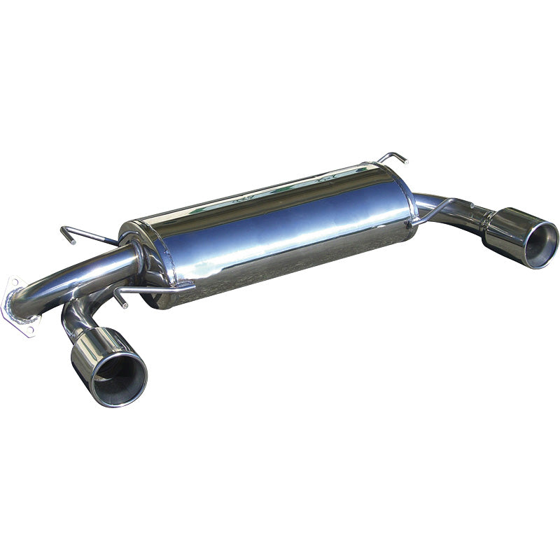 InoXcar, Dubbelt avgassystem, passar Subaru Impreza 2. WRX STi (300HP) 2008- Vänster/Höger 102mm