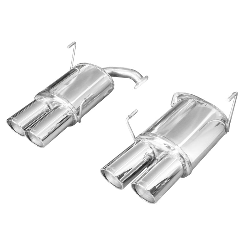 InoXcar Dual Sport Avgassystem Passar Subaru Impreza 4WD 2.5T WRX STi 10MY 300hk 2010-2013 2x90mm X-Race