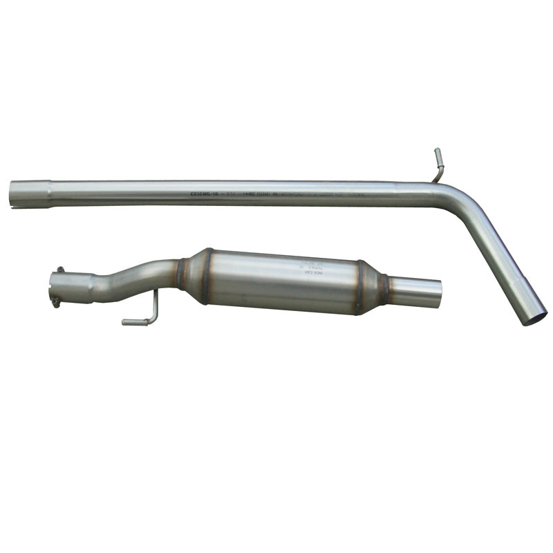 InoXcar, Mellan ljuddämpare, passar Audi A1 1.4TFSi Sport (185HP) 2011- Ø55mm