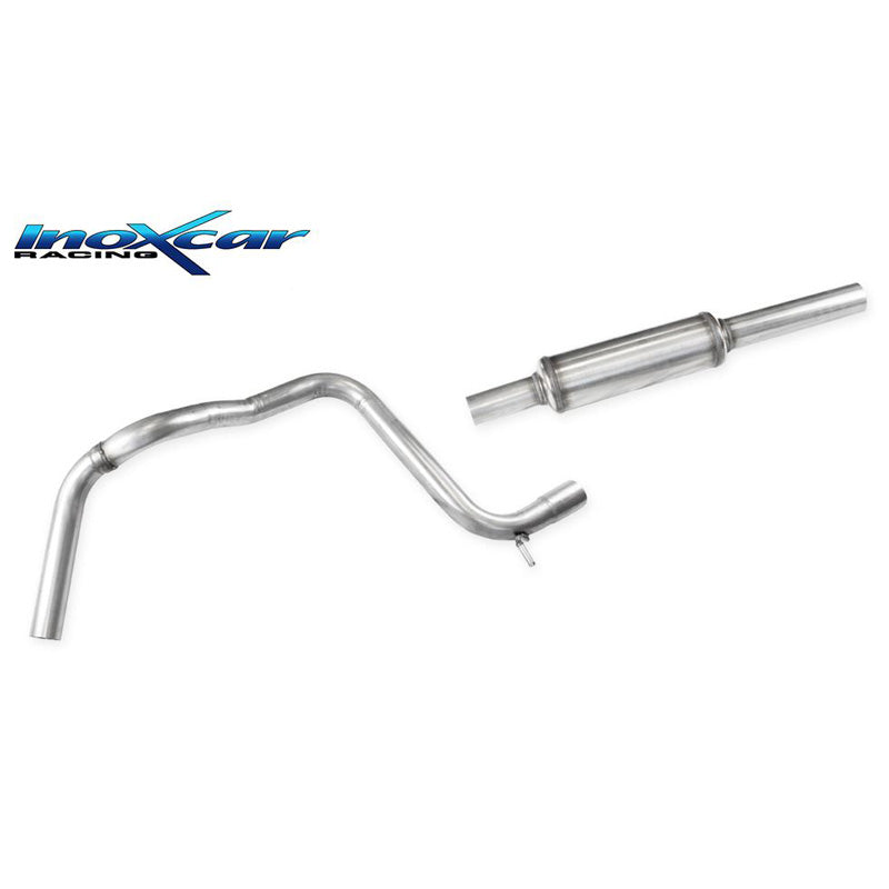 InoXcar, Mellan ljuddämpare, passar Seat Leon (5F) 1.4 TSI FR (122hk) Facelift 2015-2020