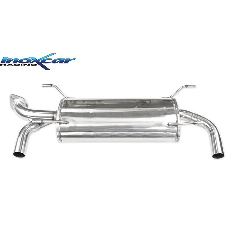 InoXcar, Dobbelt sportsudstødning, passer til Toyota GT86 2.0 (200hp) Facelift 2017-