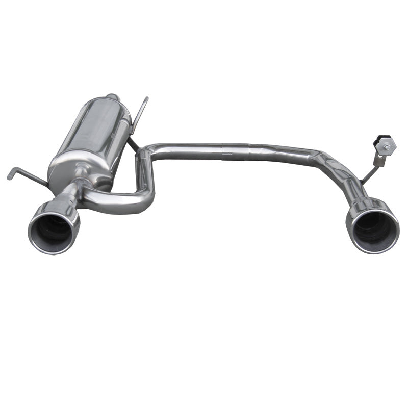 InoXcar, Dubbelt avgassystem, passar Alfa Romeo Mito 1.6 JTDm (120HP) 2008- 102mm (Ø55mm)