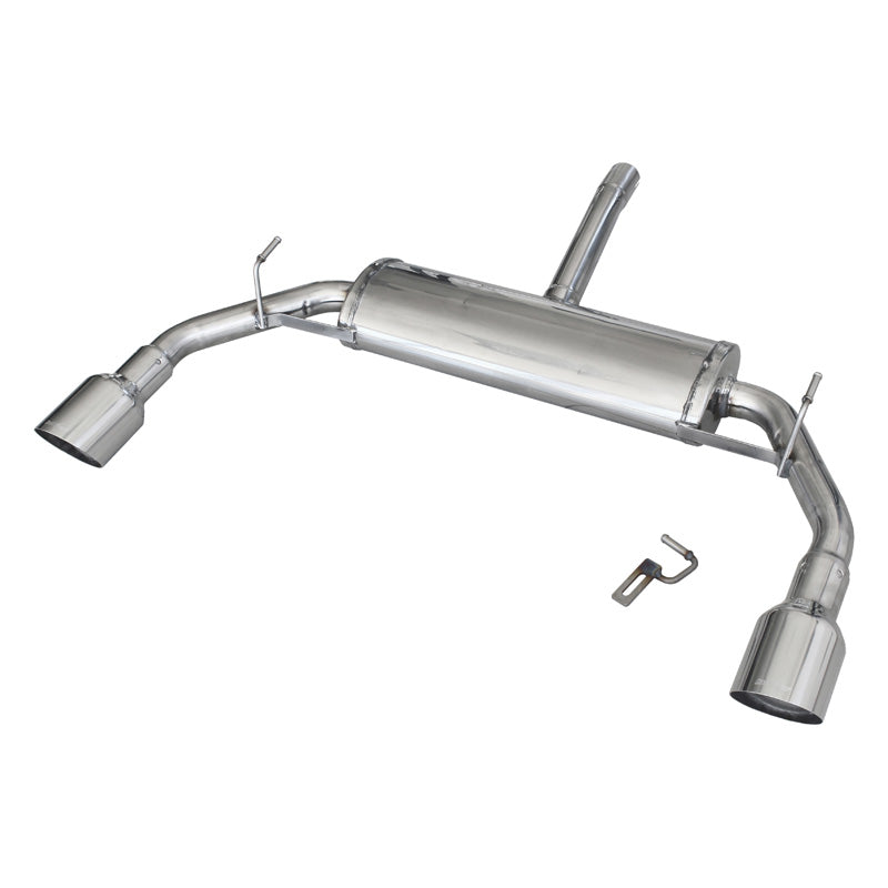 InoXcar, Dubbelt sportavgassystem, passar Alfa Romeo Giulietta 1.4 Turbo (120HP) 2012- Vänster/Höger 102mm Racing