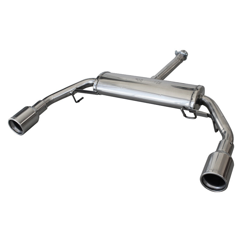 InoXcar, Dubbelt sportavgassystem, passar Alfa Romeo Giulietta 1.4 Turbo (120HP) 2012- Vänster/Höger 102mm