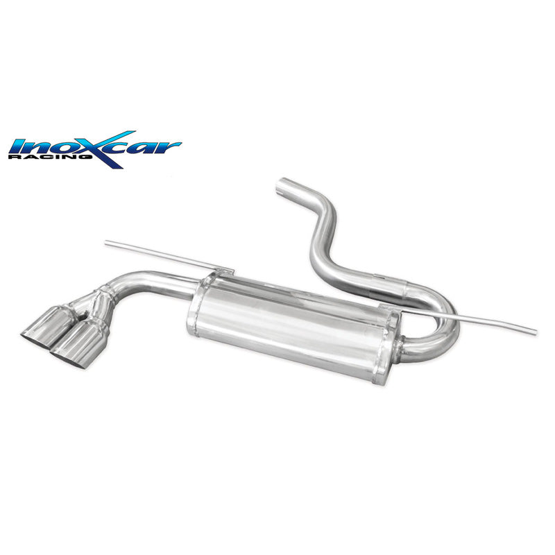 InoXcar, Dobbelt sportsudstødning, passer til Volkswagen Golf VII 2.0 GTD 184HP 2012- 2019 2x80mm Racing