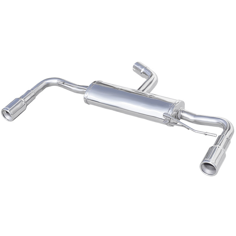 InoXcar, Dobbelt sportsudstødning, passer til Volkswagen Beetle 2.0 TFSI 200hp 2012- Ø 65 1x80mm