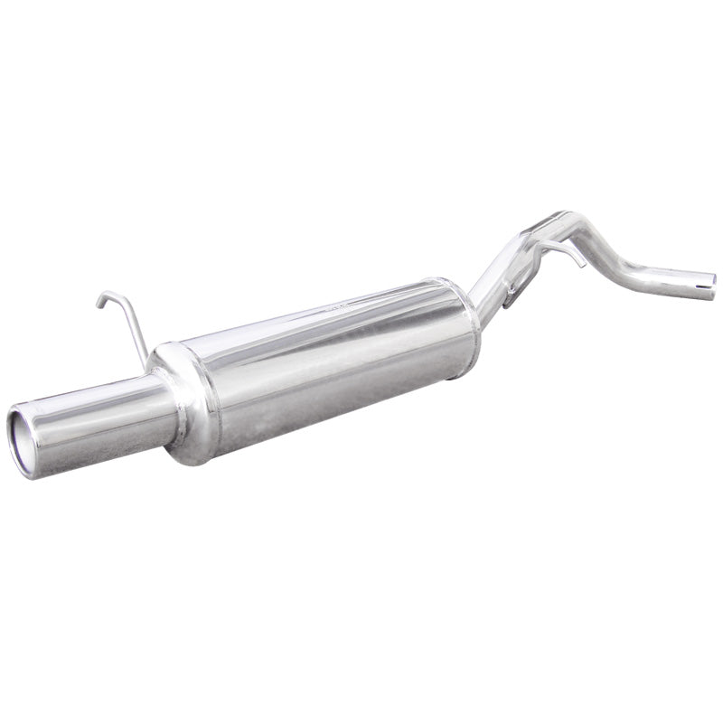 InoXcar, Sportavgassystem, passar Volkswagen Polo (9N2) 1.4 TDI Sportline 80hk 2005-2008 1x80mm