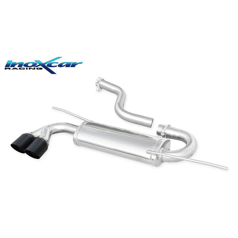 InoXcar, Sportavgassystem, passar Volkswagen Scirocco 1.4 TSI 122hk 2008- 2x80mm Ceramic Black