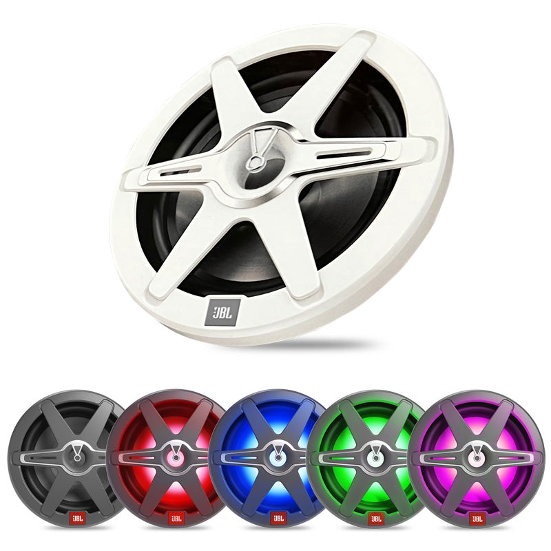 JBL, Marine Club 10'' Subwoofer med LED-belysning, Vandtæt, 300W RMS, 4 Ohm