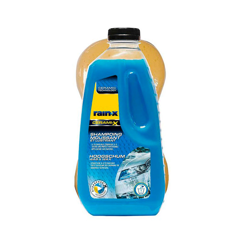 Rain-X, Cerami-X Højskummende Shampoo og Voks 1 Liter