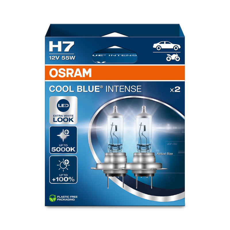 Osram, Cool Blue Intense Halogenpærer - H7 - 12V/55W - 2stk.