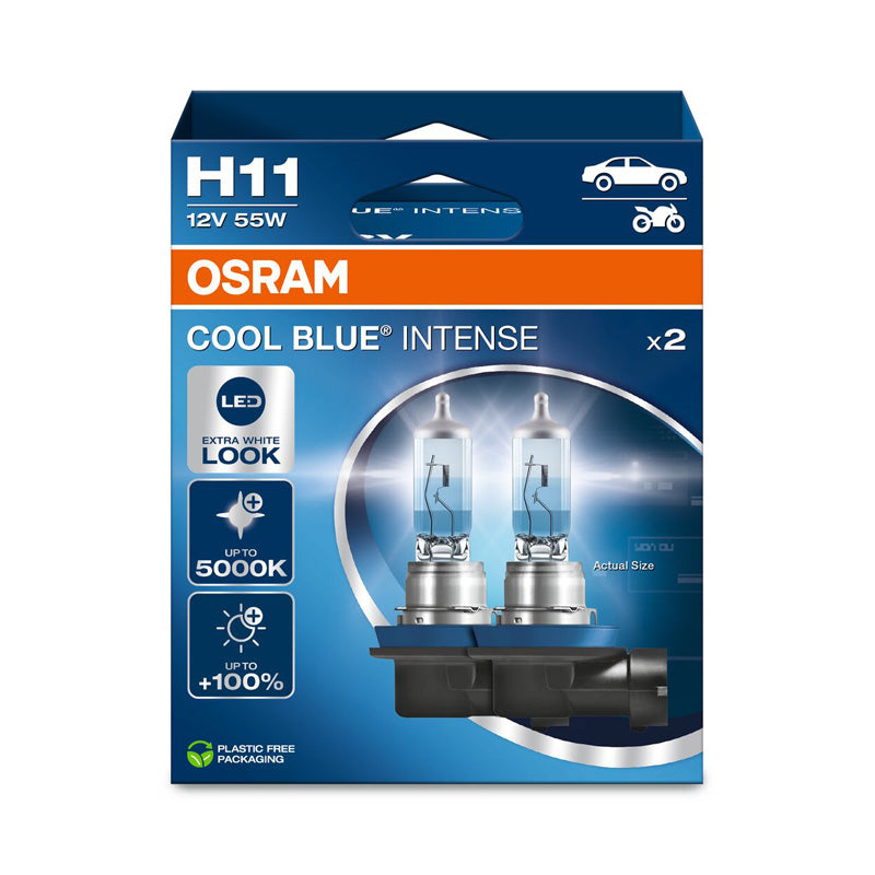 Osram, Cool Blue Intense Halogenpærer - H11 - 12V/55W - 2stk.