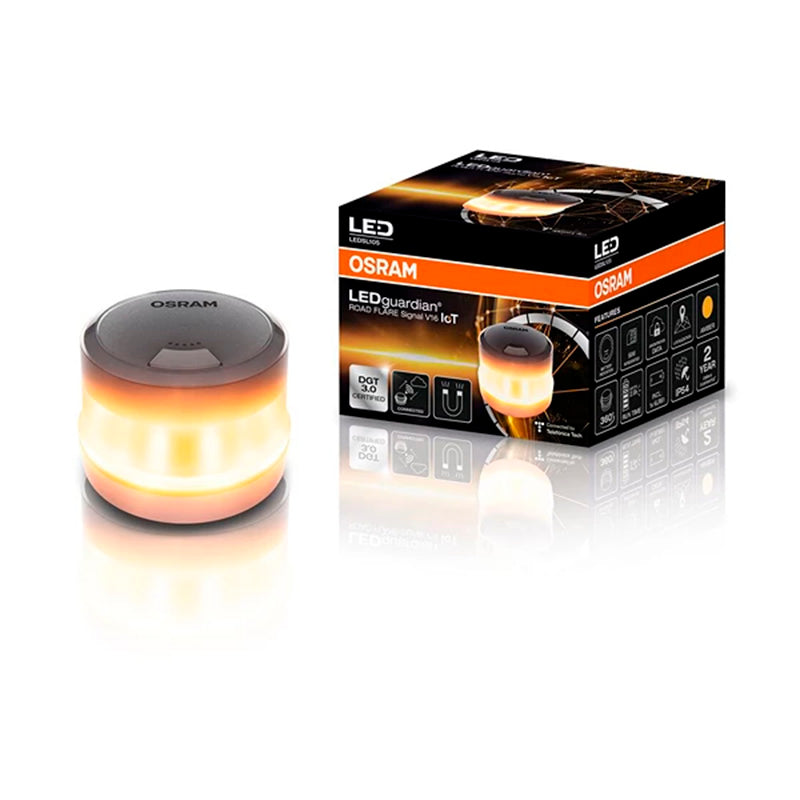 Osram LEDguardian® Road Flare Signal V16 IoT - Warning light - DGT 3.0 Approved