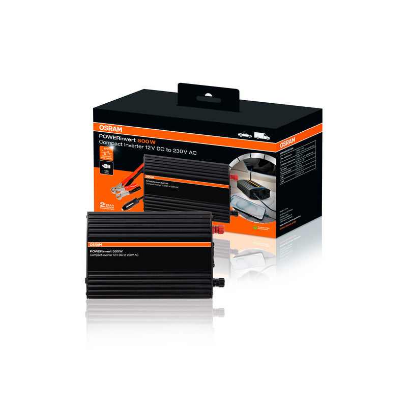 Osram POWERinvert Modified Sine Wave Inverter 12V DC 500W - Power inverter