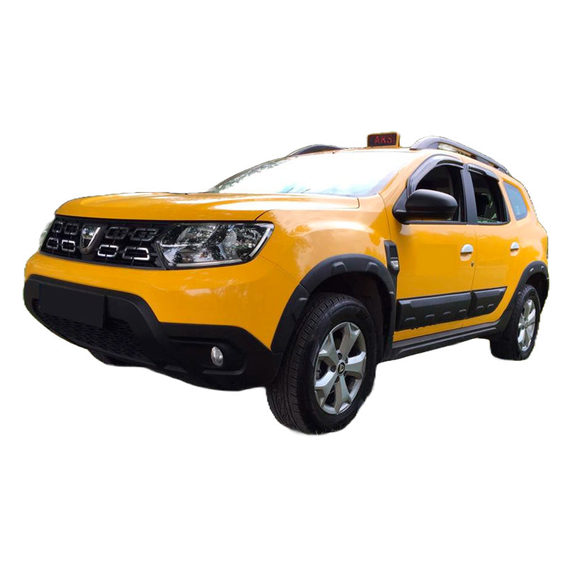 OneWay, Side Body Moulding sæt, Passer til Dacia Duster II 2018-2024, Mat Sort, 4 dele