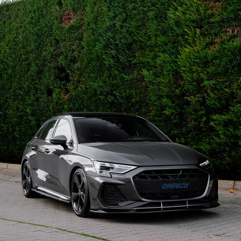 Oneway Complete body kit suitable for Audi A3 (8Y) Sportback S-Line/S3 Facelift 2025- - Gloss black
