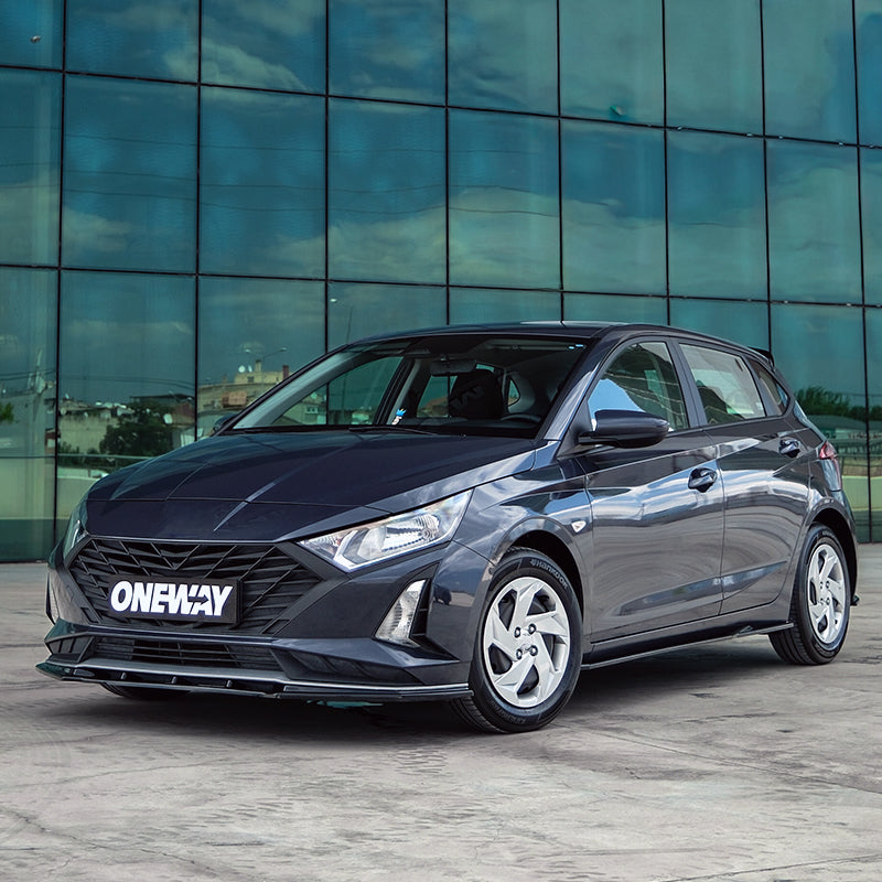 OneWay, Komplet bodykit, Blank sort, passer til Hyundai i20 III (BC3) Facelift (2023-)