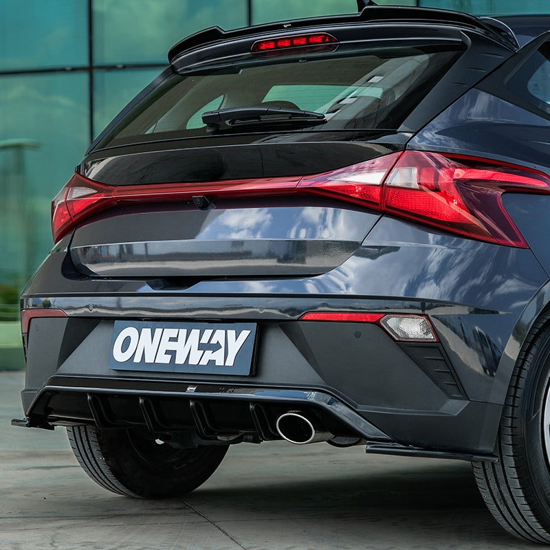 OneWay, Komplet bodykit, Blank sort, passer til Hyundai i20 III (BC3) Facelift (2023-)