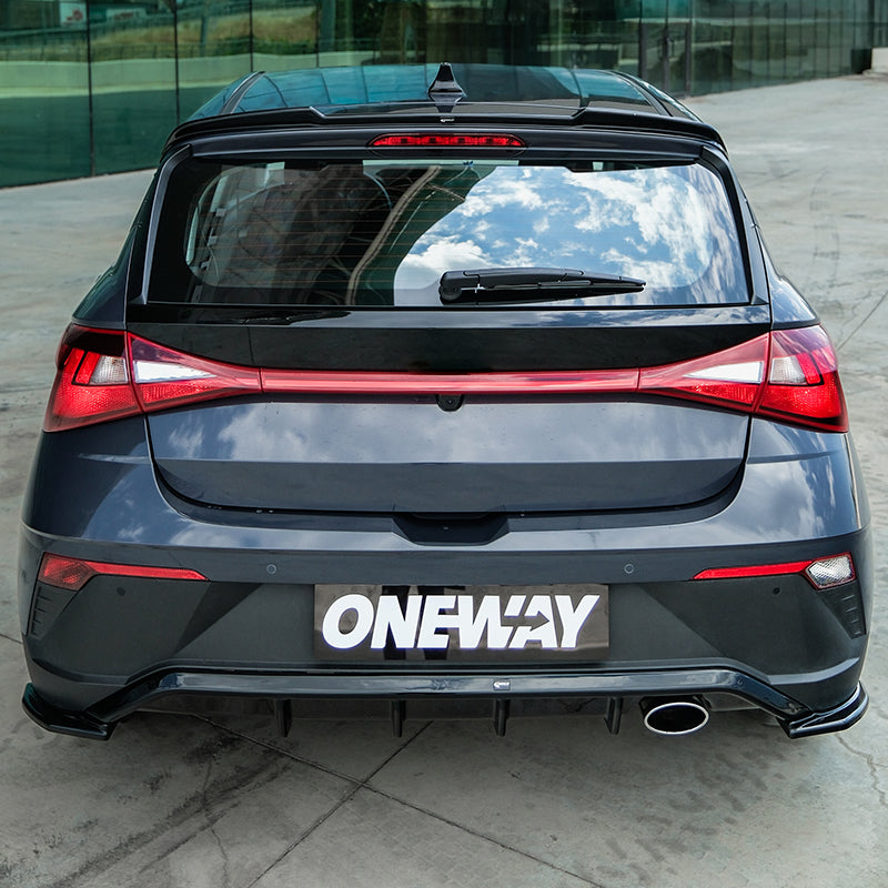 OneWay, Komplet bodykit, Blank sort, passer til Hyundai i20 III (BC3) Facelift (2023-)
