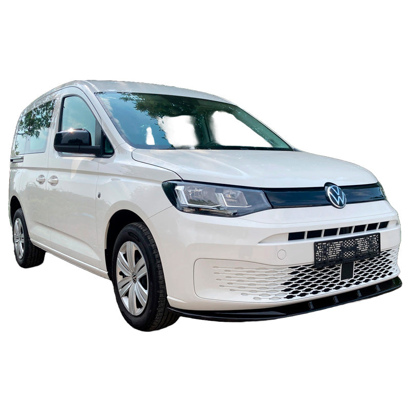 OneWay, Frontspoiler, Glans sort, Passer til Volkswagen Caddy MK5 2020-, Version 2