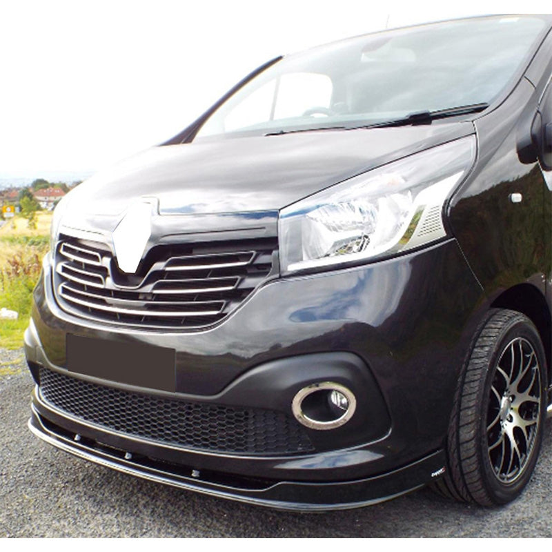 OneWay, Frontspoiler, Glossy sort, Passer til Renault Trafic X82 (2014-2018)