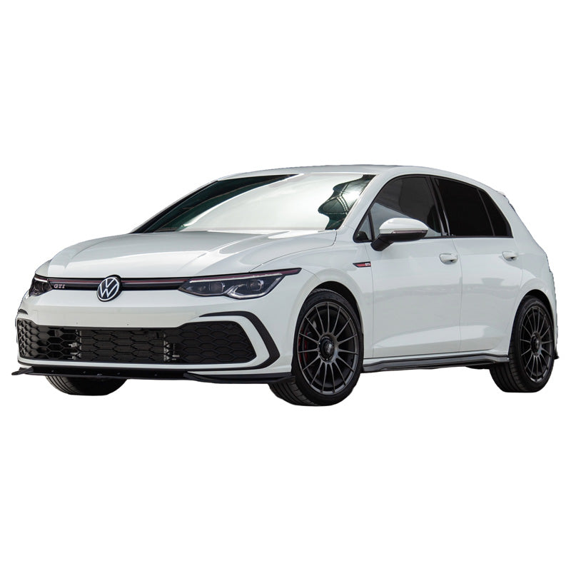 OneWay, Frontspoiler, Glossy sort, Passer til Volkswagen Golf VIII HB/Variant GTI/GTE/R Line 2020-, 'Sporty Design'