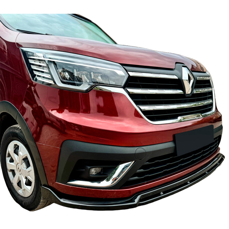 OneWay, Frontspoiler, Glossy sort, Passer til Renault Trafic 2022-, 2-delssæt