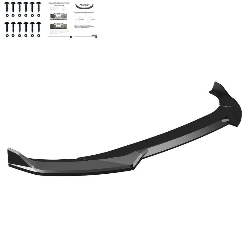 Oneway Front spoiler suitable for Cupra Terramar (KP1) 2024- - Gloss black