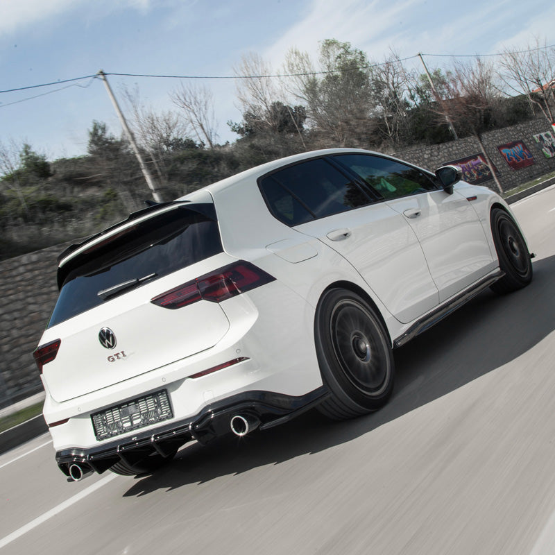 OneWay, Tagspoiler cap, Glossy sort, Passer til Volkswagen Golf VIII HB GTI 2020-